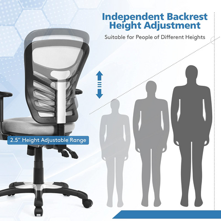 Dreamade Seat Tilt Adjustment Office Chair for Working Studying Gaming