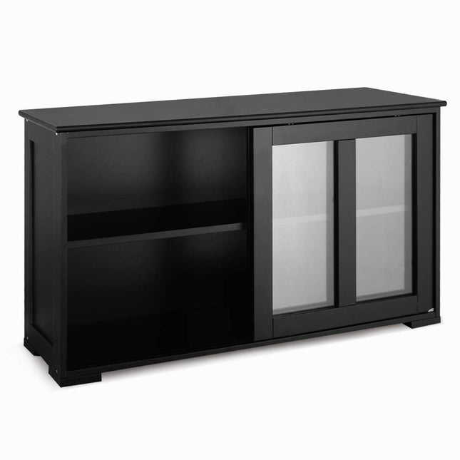 Dreamade Buffet Sideboard, Wood Credenza with Sliding Doors