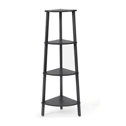 4-Tier Corner Shelf Industrial Multipurpose Bookcase - Dreamadeus