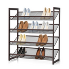 4-Tier Metal Shoe Rack, Shoe Storage Organizer - Dreamadeus