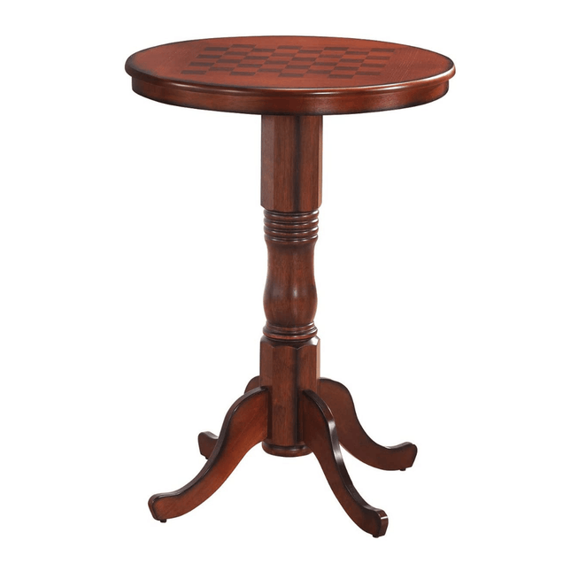 Table 42" Wooden Round Pub Pedestal Side Table - Dreamadeus