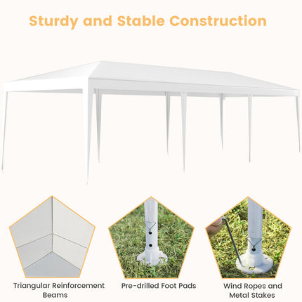 DREAMADE Party Tent, 10' x 30' Event Canopy Tent
