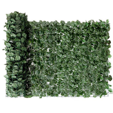 DREAMADE Faux Ivy Privacy Screen, Expandable Artificial Greenery Fence