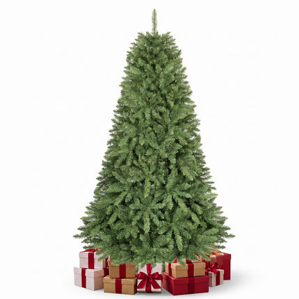 DREAMADE Christmas Tree | Artificial Christmas Tree Hinged Branches and Folding Metal Stand for Home