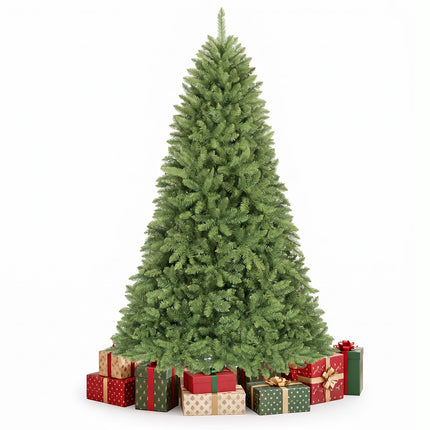 DREAMADE Christmas Tree | Artificial Christmas Tree Hinged Branches and Folding Metal Stand for Home