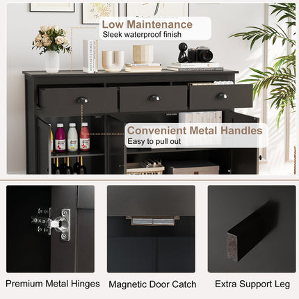 Dreamade Sideboard Buffet Server Storage Cabinet Console Table