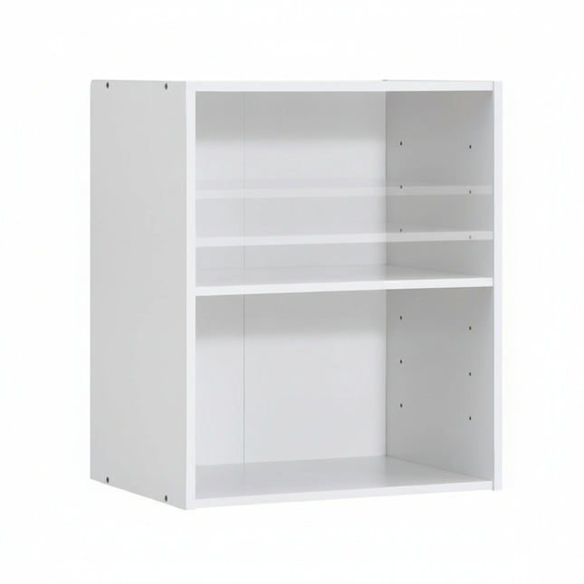 DREAMADE 2 Cube Storage Organizer, Open Storage Display Cabinet with Modular Cubby Design & Adjustable Shelf