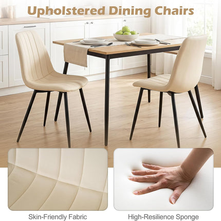 Dreamade Upholstered Dining Chairs Set of 4