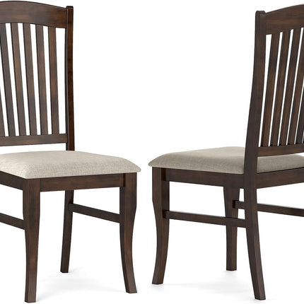 Dreamade Set of 2/4 Wooden PU Leather Upholstered Dining Chairs