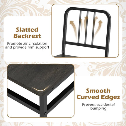 Dreamade Metal Dining Chairs Set of 4 & Modern Kitchen Chairs