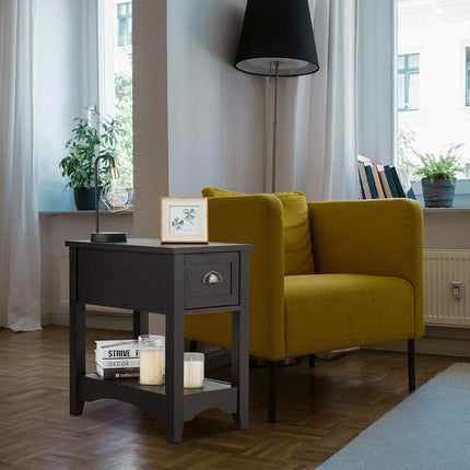 Chair Side End Table with Drawer - Dreamadeus