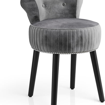 HARMAID Velvet Vanity Chair for Bedroom