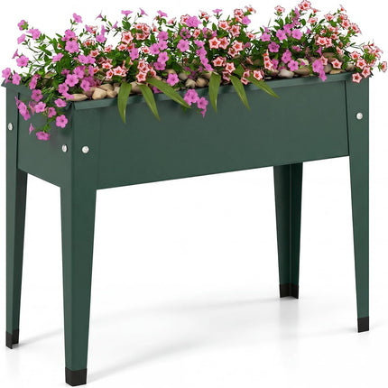 Dreamade Metal Raised Garden Bed with Legs(24”x11”x18”)