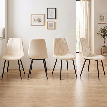 Dreamade Upholstered Dining Chairs Set of 4