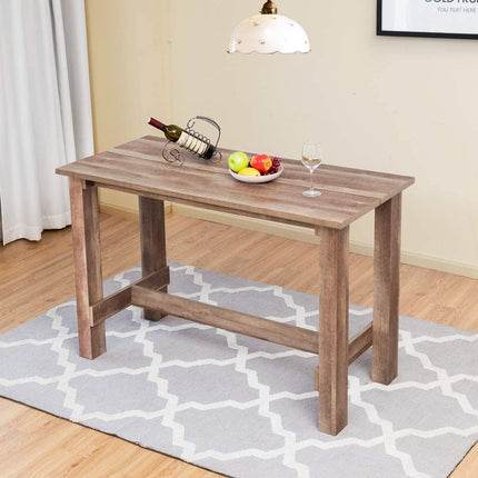 Counter Height Dining Table, 55 H Rectangular Counter Table - Dreamadeus
