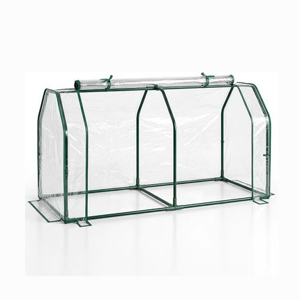 Dreamade Mini Portable Greenhouse w/ PE Cover Roll-Up Zipper
