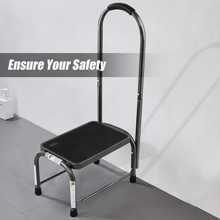 Step Stool with Handle, Medical Step Stool w/ Handle and Non Skid Rubber Platform - Dreamadeus