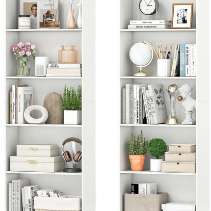 Dreamade 5-Tier Bookshelf Freestanding Bookcase with 5 Open Shelf