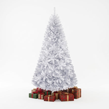 DREAMADE 6/7.5 FT Silver Tinsel Christmas Tree Metallic Artificial Decoration