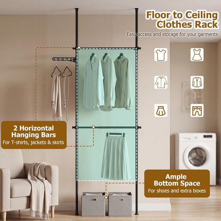Dreamade Floor to Ceiling Clothes Rack
