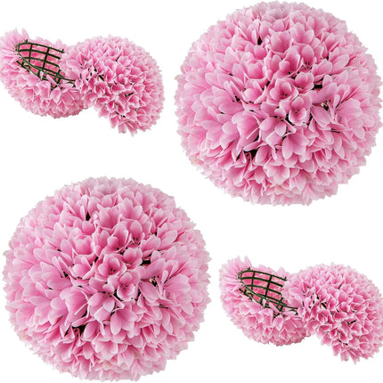 Dreamade 11 Inch Topiary Balls Artificial Outdoor Set of 2, Faux Boxwood Ball, Fake Plant Sphere