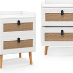 2 / 2-Drawer / White