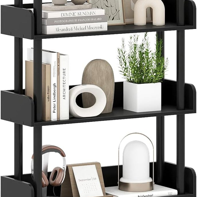 Dreamade 5-Tier Bookshelf with Anti-Tipping Kit & Open Storage Organizer for Living Room Bedroom