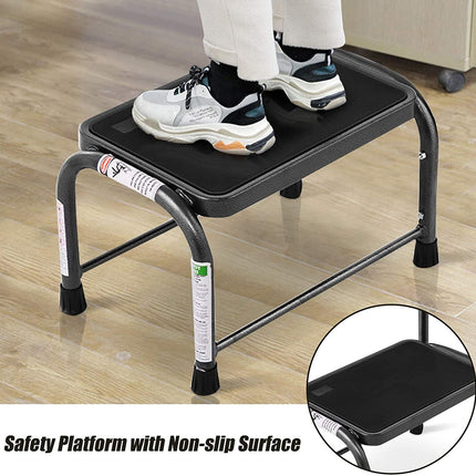 Step Stool with Handle, Medical Step Stool w/ Handle and Non Skid Rubber Platform - Dreamadeus