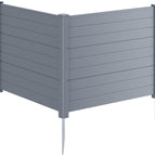 48''W x 36''H / Gray / 2 Panels