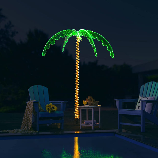 Lighted Palm Trees for Outside Patio - DreamadeUS