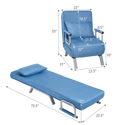 Dreamade Convertible Sofa Bed Sleeper Chair