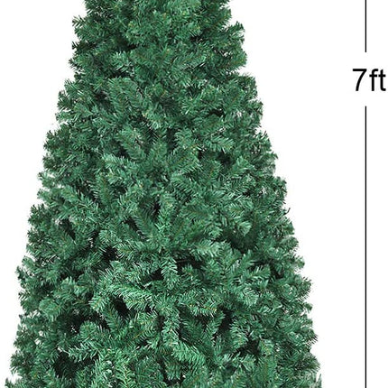 Pre-Lit Artificial Christmas Tree, Premium Hinged Spruce Tree
