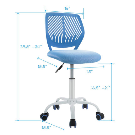 Dreamade Kids Desk Chair, Adjustable Children Study Chair