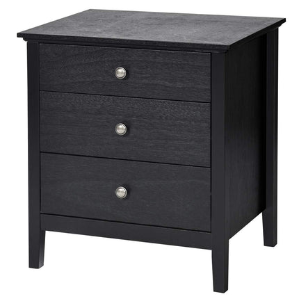 Dreamade Nightstand with Drawers Solid Structure Side Table for Storage Bedroom