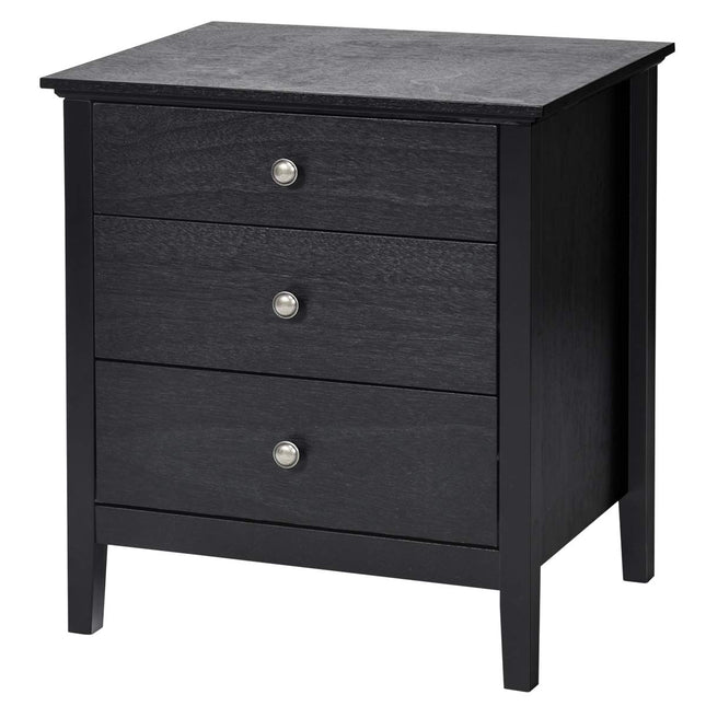 Dreamade Nightstand with Drawers Solid Structure Side Table for Storage Bedroom