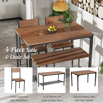 Dining Table Set for 4 - Dreamade