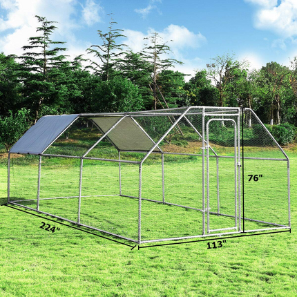Dreamade Large Metal Chicken Coop