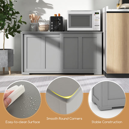 DREAMADE Buffet Cabinet, Modern Buffets & Sideboards Cabinet w/Storage