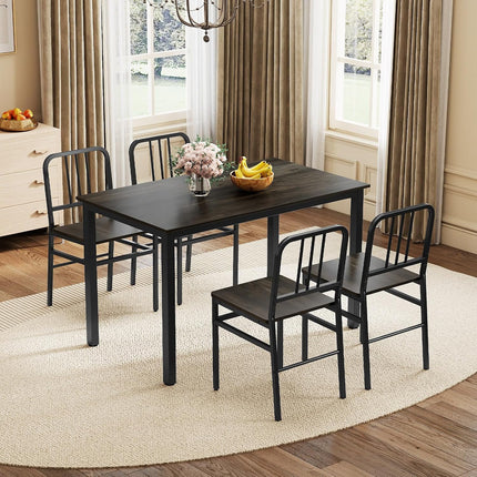 Dreamade Metal Dining Chairs Set of 4 & Modern Kitchen Chairs