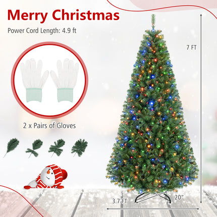 DREAMADE 6 FT Pre-Lit Christmas Tree, 845 Branch Tips Artificial Decor