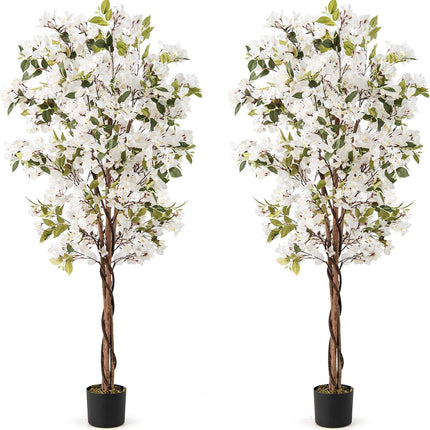 Dreamade 6 FT Bougainvillea Artificial Tree Artificial Plants for Indoor Decor