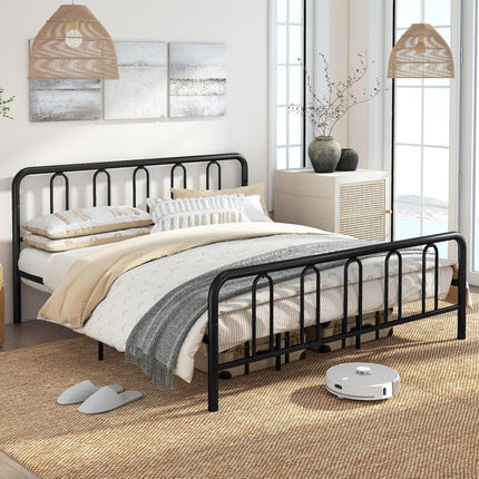 Dreamade Full/Queen/King Size Bed Frame with Headboard