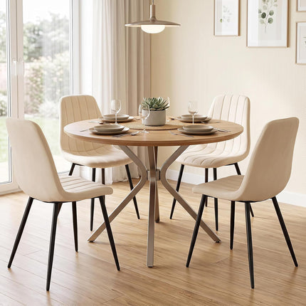 Dreamade Upholstered Dining Chairs Set of 4