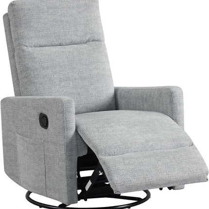 Dreamade 360° Nursery Recliner Chair with Adjustable Cushioned Back