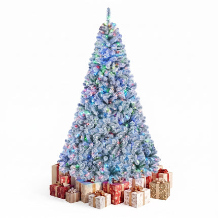 DREAMADE 6FT/7.5FT Prelit Christmas Tree with Smart RGB & Warm White LED Lights