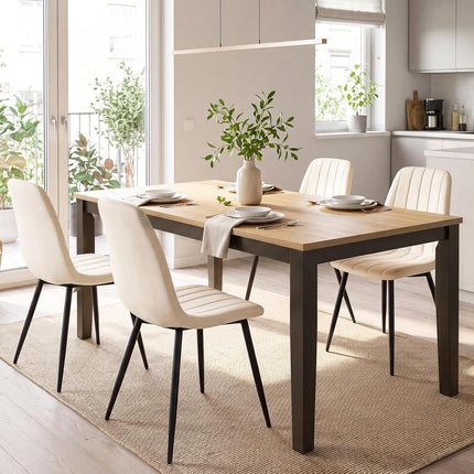 Dreamade Upholstered Dining Chairs Set of 4