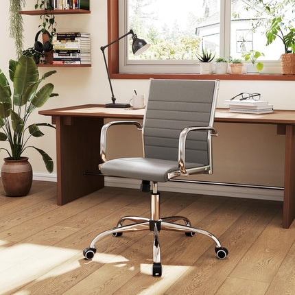 Dreamade Leather Office Chair,Ergonomic Computer Desk Chair
