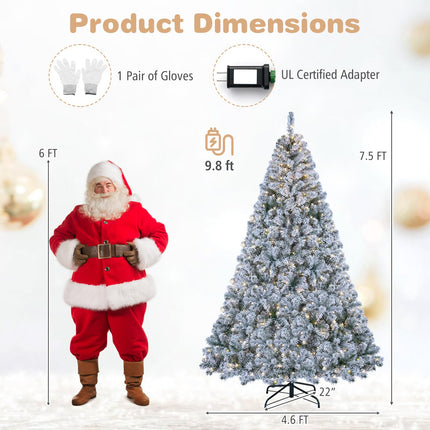 DREAMADE 6FT/7.5FT Prelit Christmas Tree with Smart RGB & Warm White LED Lights