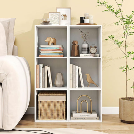 Dreamade 3-Cube Modern Bookcase, Vertical or Horizontal