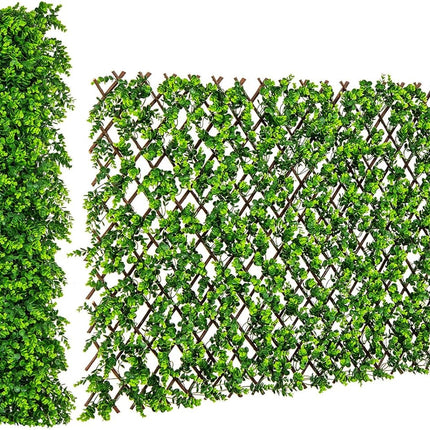 Dreamade Expandable Fence Privacy Screen - Decorative Faux Fencing Panel for Balcony